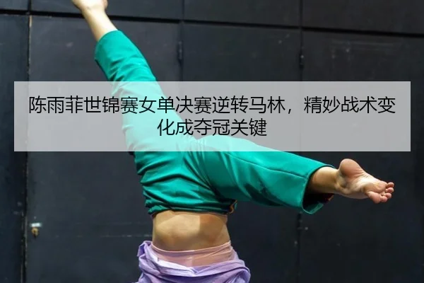 陈雨菲世锦赛女单决赛逆转马林，精妙战术变化成夺冠关键